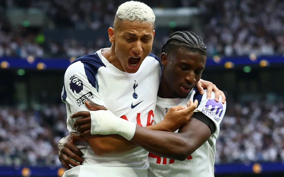 Mohammed Kudus shines in Premier League debut for Tottenham Hotspur with two assists for Richarlsion