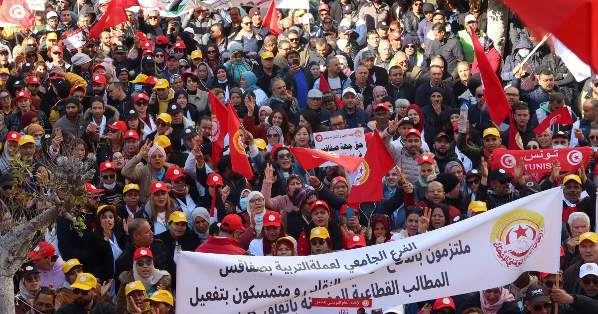 Tunisia’s labour union UGTT calls for protest amid crackdown threats