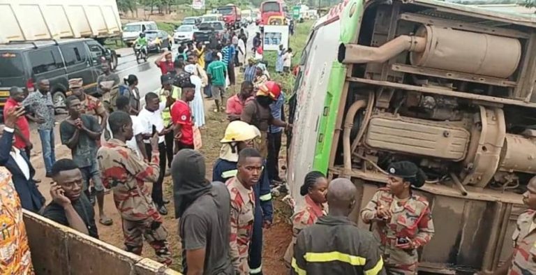 KIA truck runs into float, killing 17 at Agona Asafo