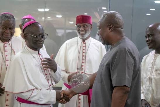 Catholic bishops, UTAG chase Mahama to end galamsey Catholic bishops, UTAG chase Mahama to end galamsey