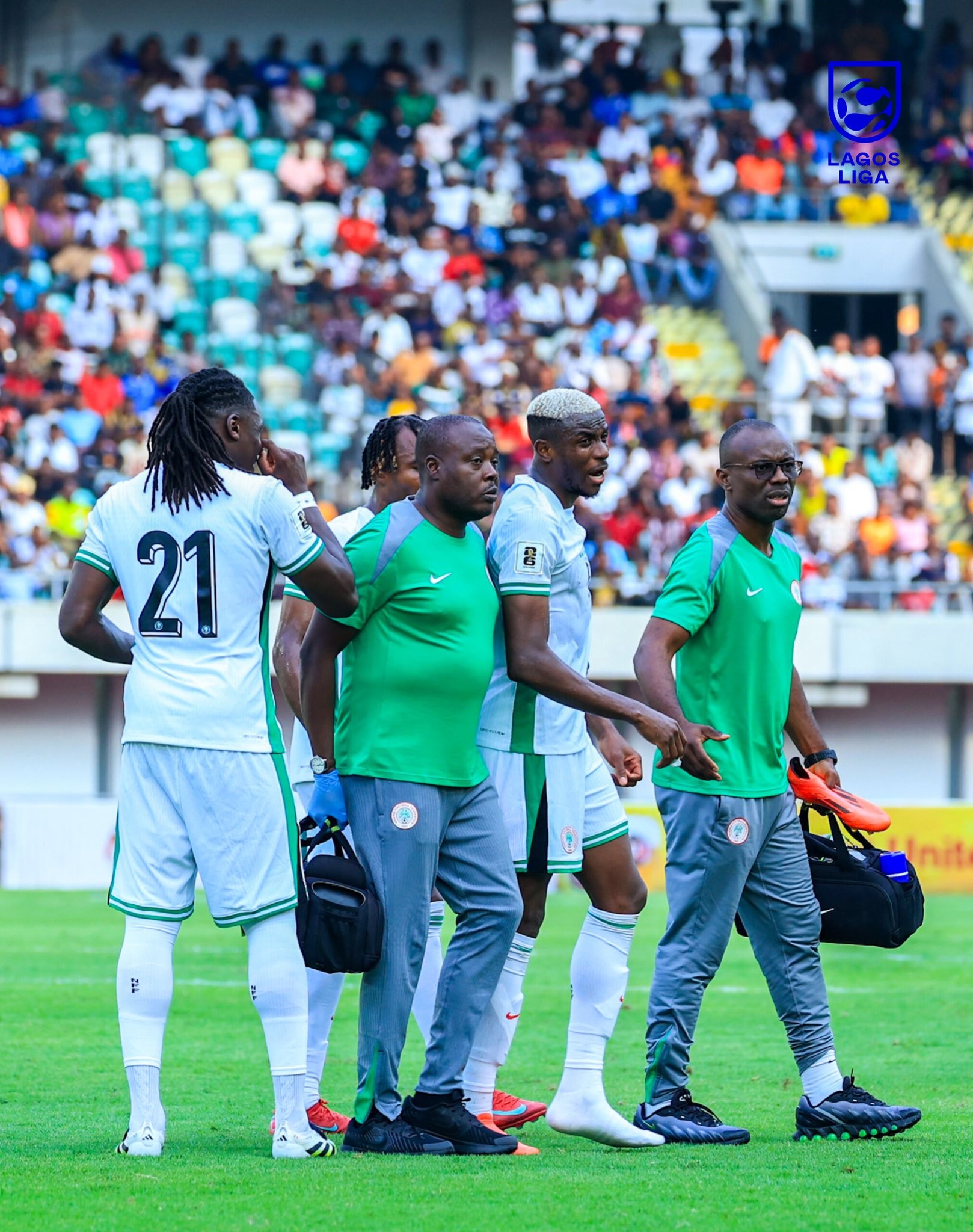 ‘Osimhen has experienced pain in his ankle’ – Super Eagles’ head coach Eric Chelle