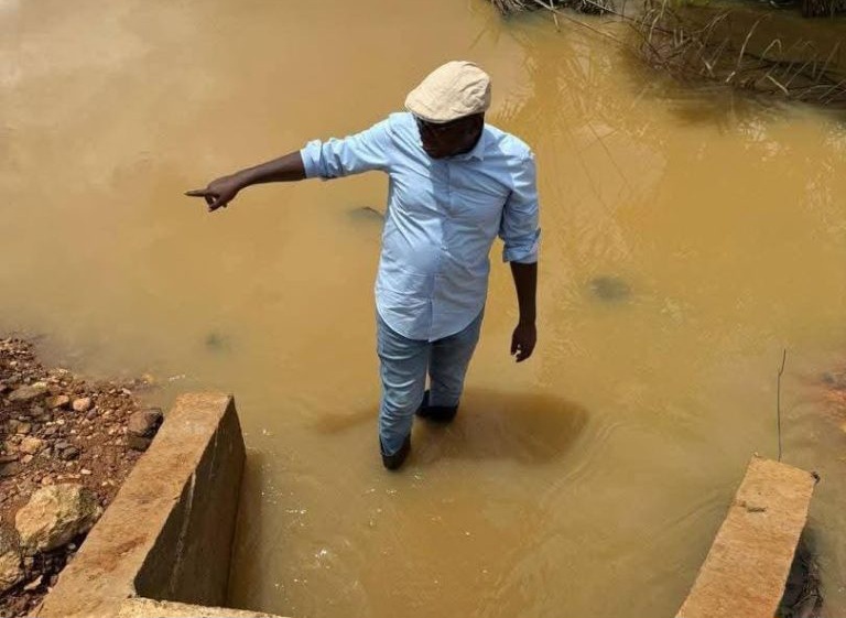 Abuakwa South MP raises alarm as Birim River collapses under galamsey