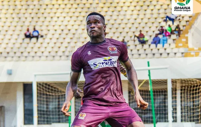 ‘We are going all out against Kotoko in Kumasi’ – Heart of Lions striker Kwadwo Obeng Junior