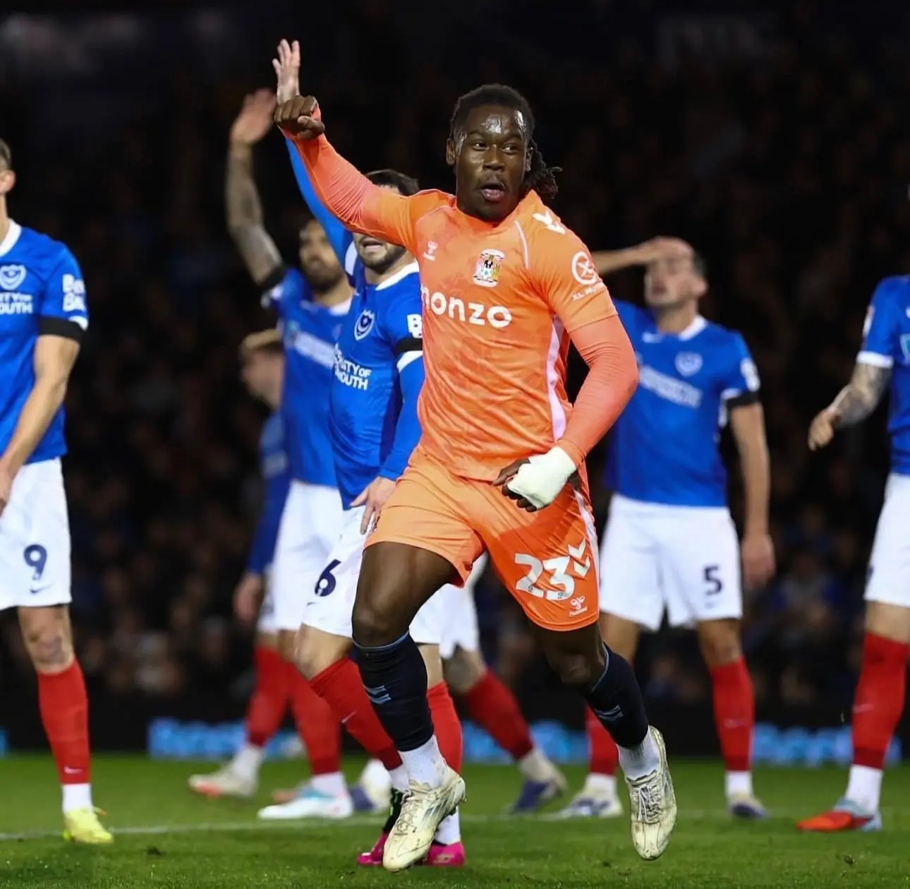 Thomas-Asante’s brace helps Coventry City record 2-1 win at Portsmouth