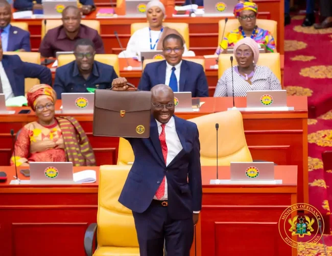 LIVE: Finance Minister Ato Forson presents 2026 budget statement