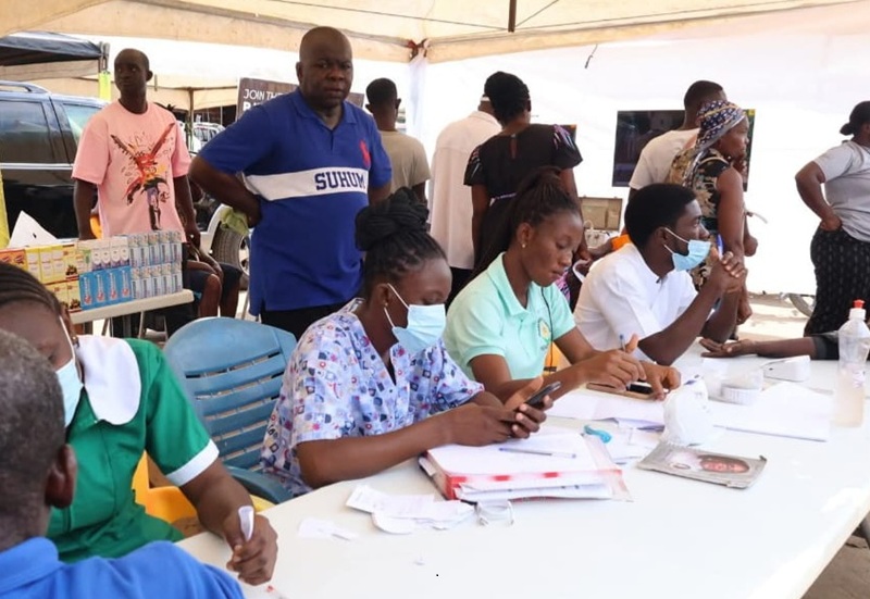 Suhum MP screens 1,500 residents in community health drive