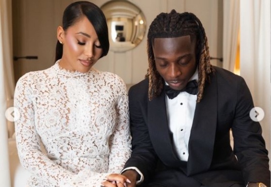 Manchester City star Jeremy Doku ties knot with longtime partner Shireen Raymond