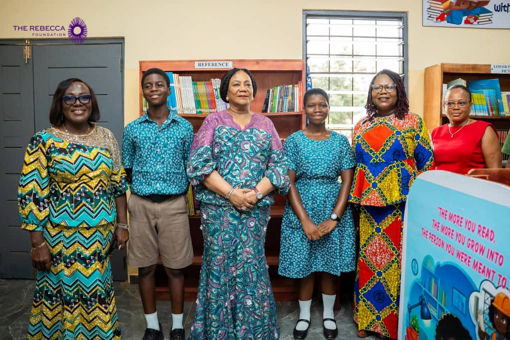 Rebecca Akufo-Addo commissions new library for Achimota Primary School