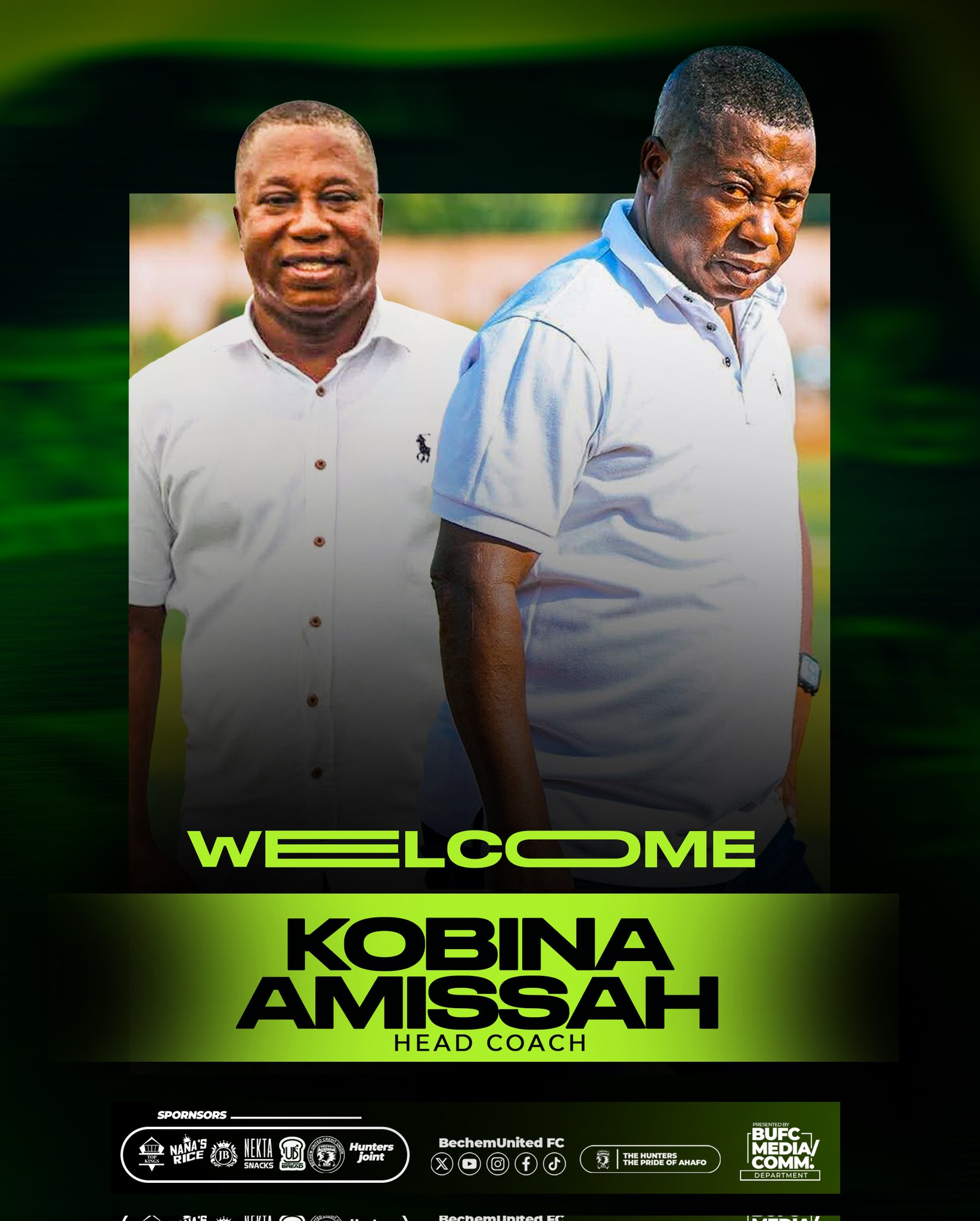 Berekum Chelsea announce Kobina Amissah as new head coach