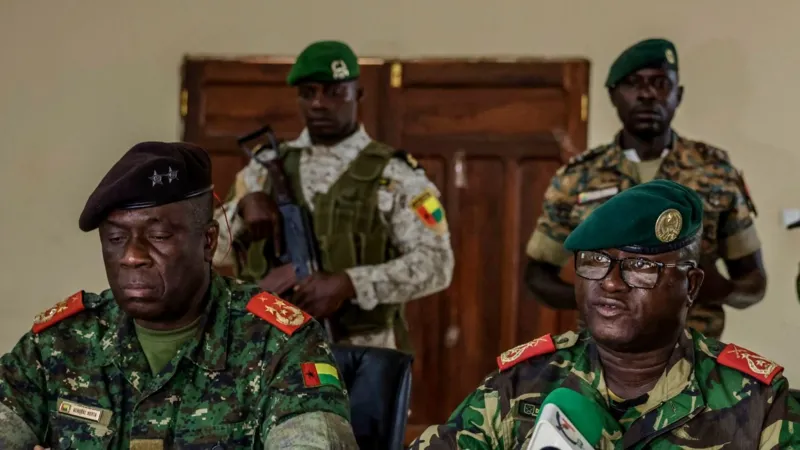 Soldiers seize power in Guinea-Bissau and detain president Umaro Sissoco Embaló
