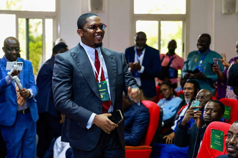 Samuel Eto’o re-elected President of Cameroonian Football Federation