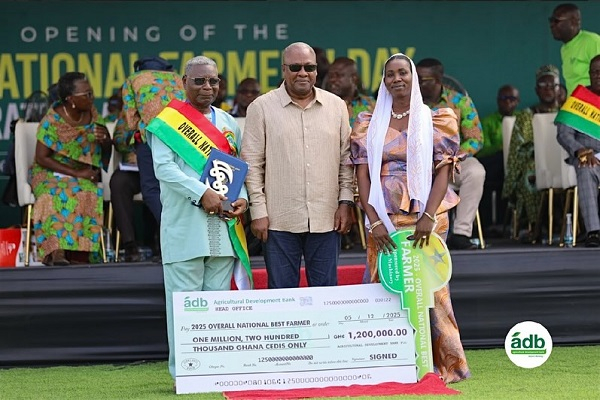 NDC bigwigs sweep awards at 2025 National Farmers’ Day celebration