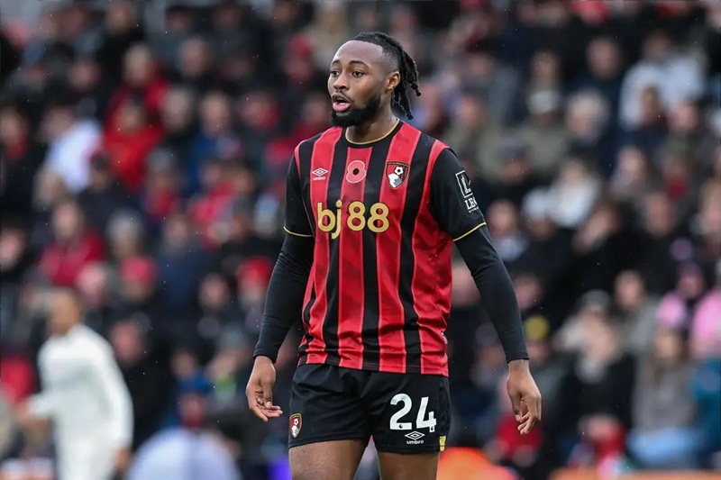 Ghana forward Antoine Semenyo returns for Bournemouth in defeat against Sunderland