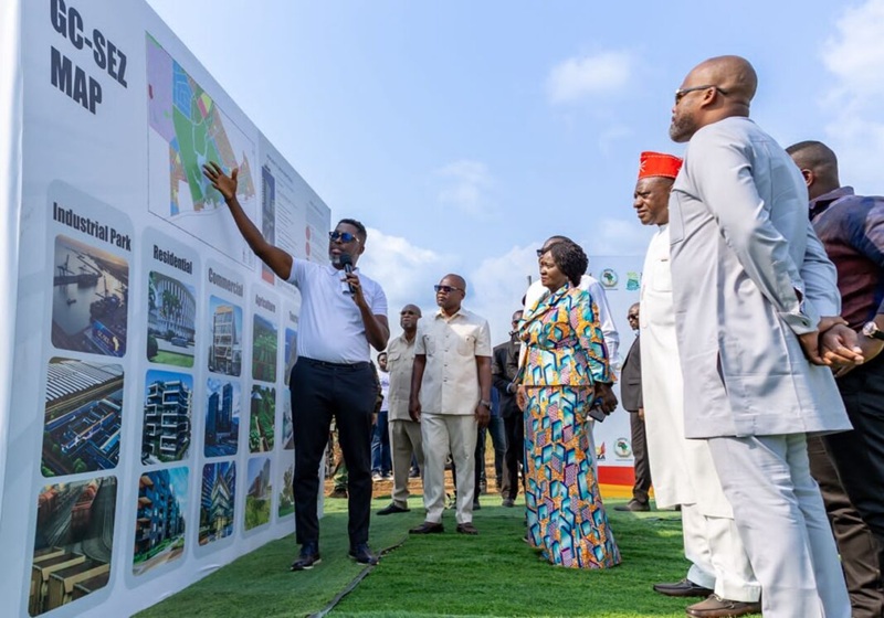 Vice President inspects proposed Free Zones Industrial Park site at Gomoa Central