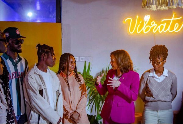 Kamala Harris meets Black Sherif, other Ghanaian creatives