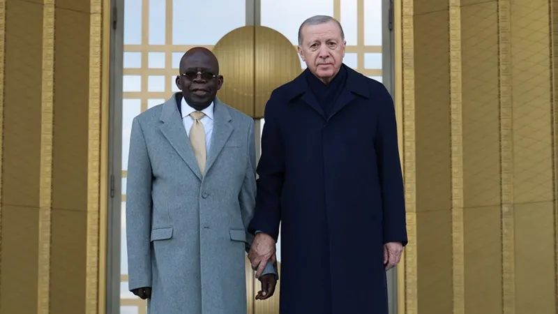 Nigeria’s president ‘in great shape’ after falling at Turkey reception