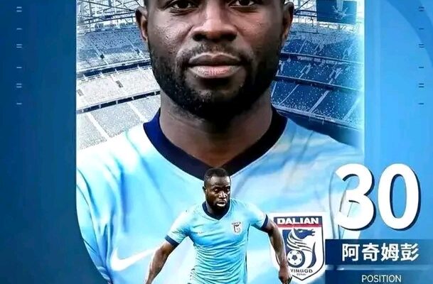 Frank Acheampong seals move to Dalian Yingbo after standout season in China Frank Acheampong seals move to Dalian Yingbo after standout season in China