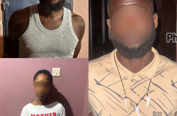 Police arrest three suspected members of violent robbery gang in Obuasi