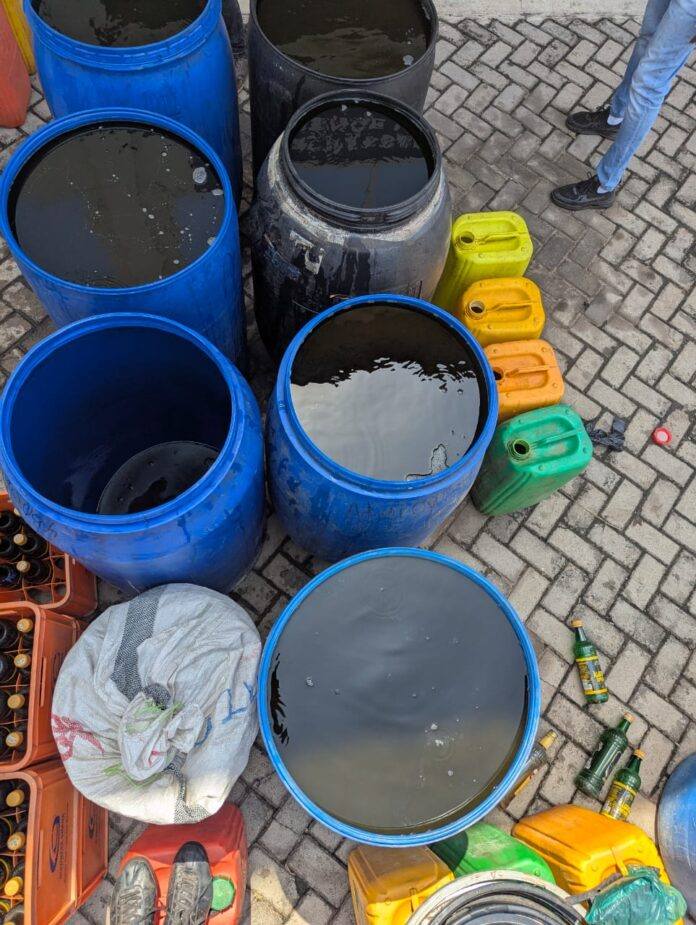 Ashanti Region: Ghana Police Service arrest man for allegedly selling alcoholic beverages mixed with narcotics