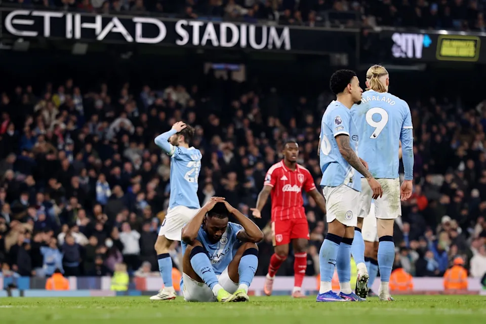 Antoine Semenyo scores as Manchester City held by Forest in title race twist ‎