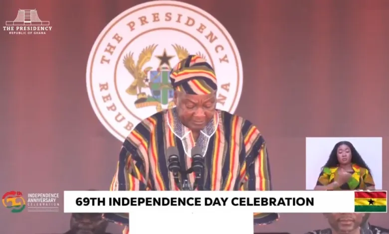 Mahama urges unity and youth innovation as Ghana marks 69th Independence Anniversary