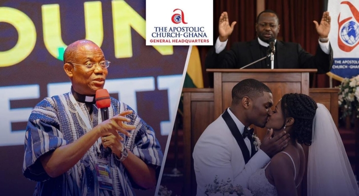 Apostolic Church Ghana bans ‘’you may kiss the bride’’ at weddings