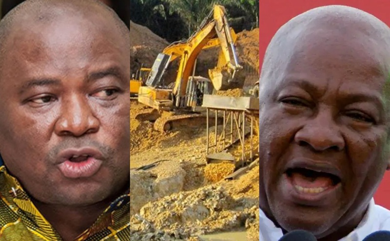 Akwasi Acquah fires President Mahama over ‘abysmal’ performance in galamsey fight