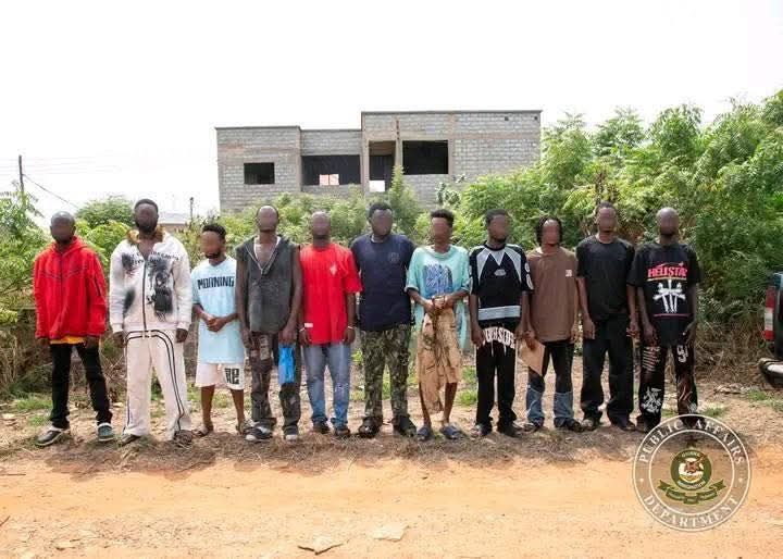 99 Nigerians arrested for human trafficking and fraud in Ghana