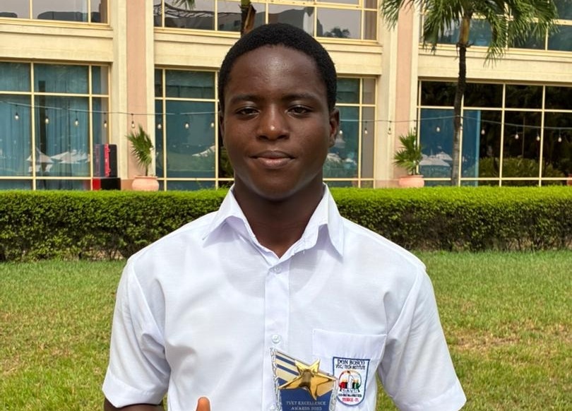 GLOMEF-backed student Raymond Ofosu Agyemang wins Ghana TVET Excellence Award 2026 GLOMEF-backed student Raymond Ofosu Agyemang wins Ghana TVET Excellence Award 2026
