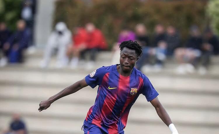 Hafiz Gariba shines as Barcelona U19 hit nine pass UD Montecarlo