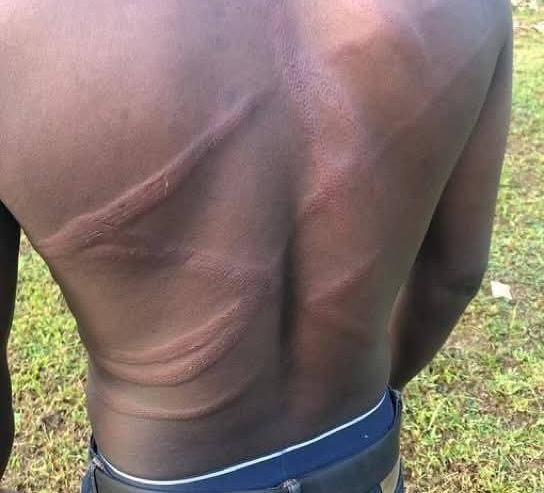 Soldiers whip teachers during anti-galamsey operation in Tarkwa