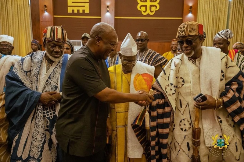 Mahama rallies chiefs to lead crackdown on tramadol, narcotics trade in communities