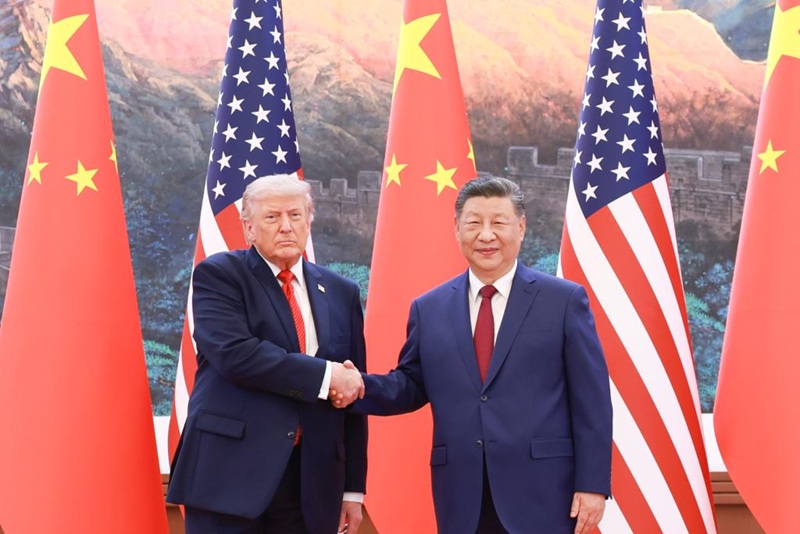 Xi holds talks with Trump in Beijing