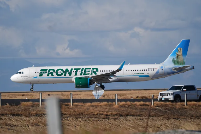 Pedestrian killed after being hit by Frontier Airlines plane during takeoff