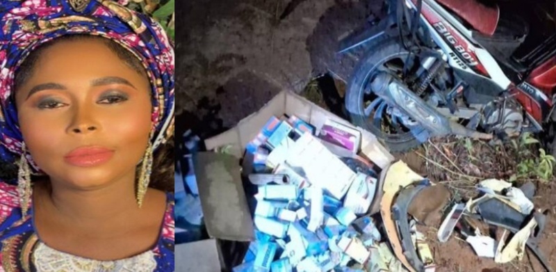 Nurse killed in crash while transporting medical supplies with motorbike