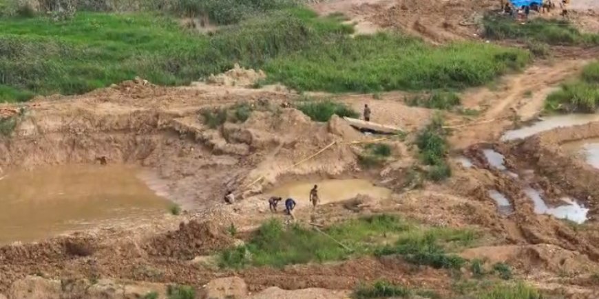 Galamsey returns to Kyebi days after armed raid Galamsey returns to Kyebi days after armed raid