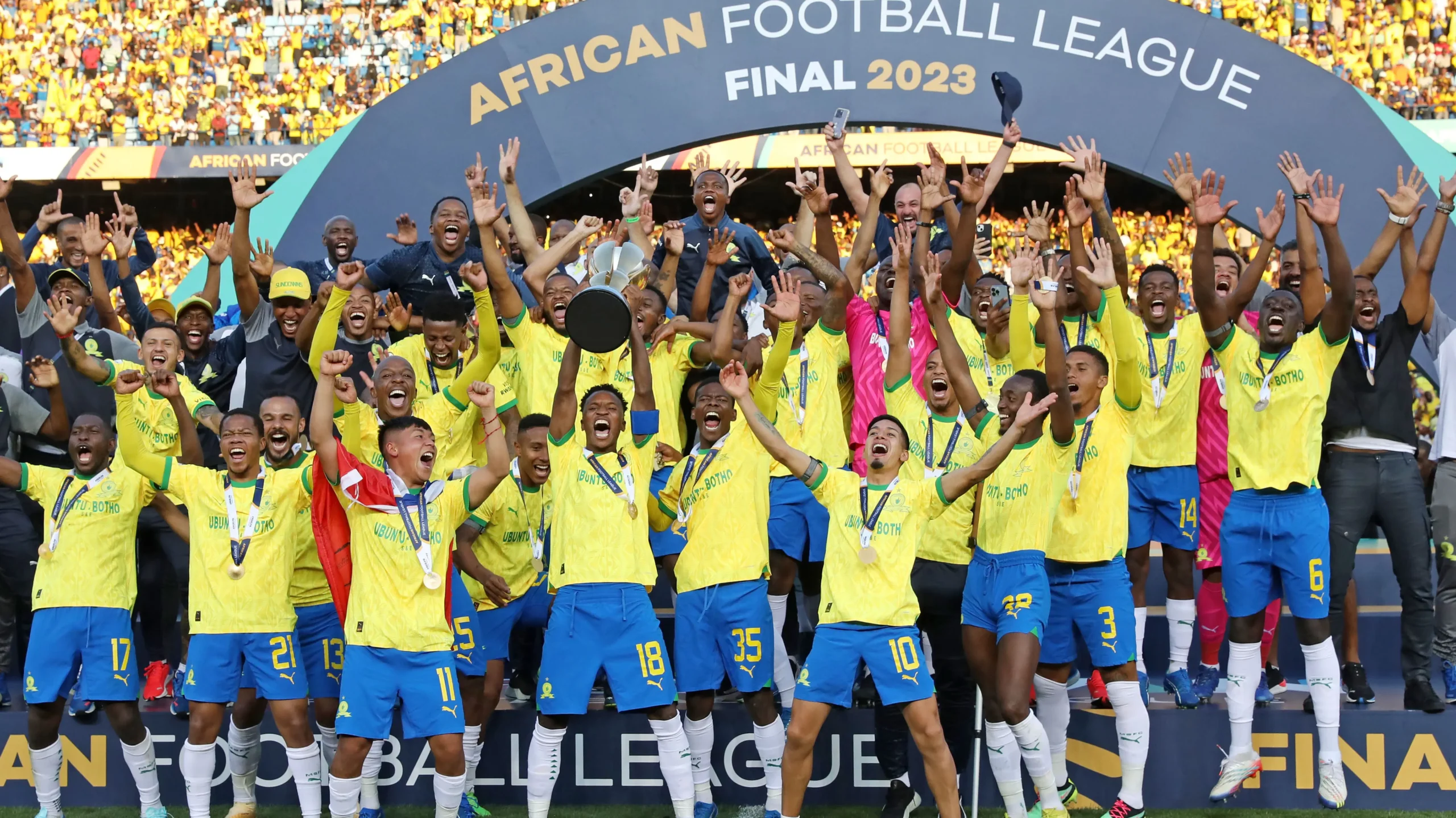 Mamelodi Sundowns crowned kings of Africa after 2-1 aggregate win over AS FAR