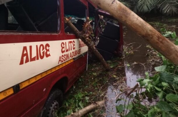 Two pupils dead, dozens injured in school bus crash at Assin Edubiase