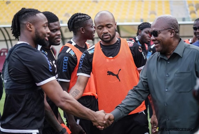 You are carrying the dreams, hopes and heritage of Ghanaians – Mahama to Black Stars
