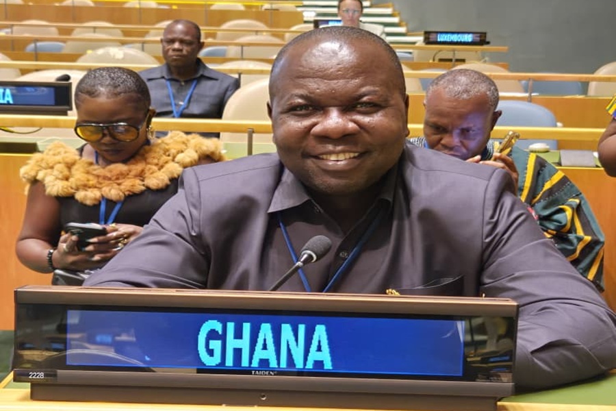 Frank Asiedu Bekoe attends United Nations Conference on Disability Rights in New York
