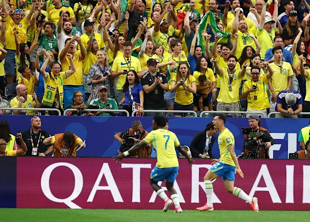 Brazil 2-1 Japan: Martinelli’s late strike sends five-time champions into last 16