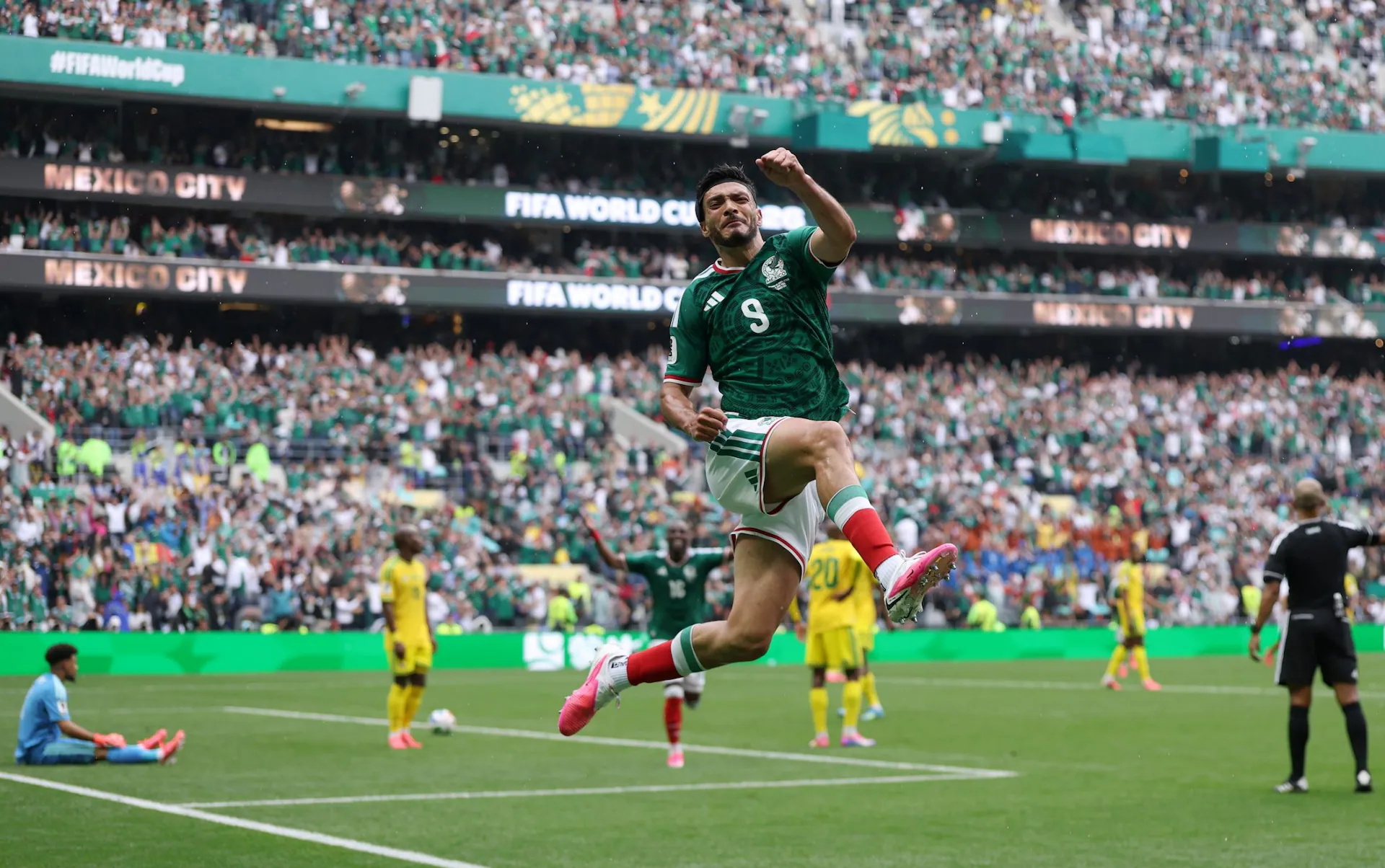 Mexico Defeats South Africa 2–0 in World Cup Opener at Estadio Azteca Mexico Defeats South Africa 2–0 in World Cup Opener at Estadio Azteca