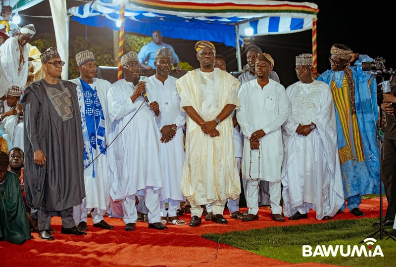 Bawumia joins Muslims in Prang for Sheikh Ahmad Tijani Maulid’s 50th anniversary