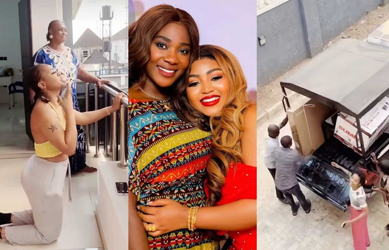 Mercy Johnson’s surprise gesture leaves Regina Daniels in tears Mercy Johnson’s surprise gesture leaves Regina Daniels in tears