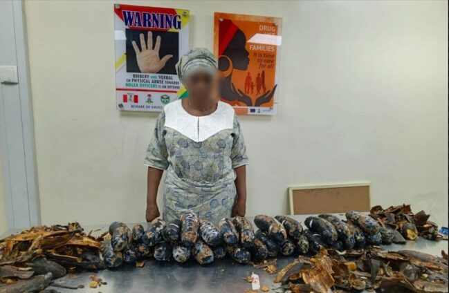 67-year-old Nigerian-British grandma arrested with 13kg cocaine hidden in plantain peels 67-year-old Nigerian-British grandma arrested with 13kg cocaine hidden in plantain peels