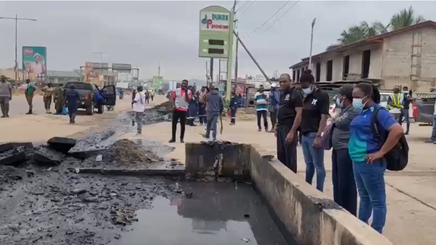 EPA shuts down Kasoa Dukes fuel station over choked drains EPA shuts down Kasoa Dukes fuel station over choked drains