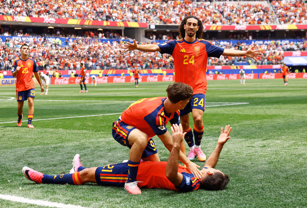 Oyarzabal double sends Spain into round 16 after smashing Austria 3-0 Oyarzabal double sends Spain into round 16 after smashing Austria 3-0
