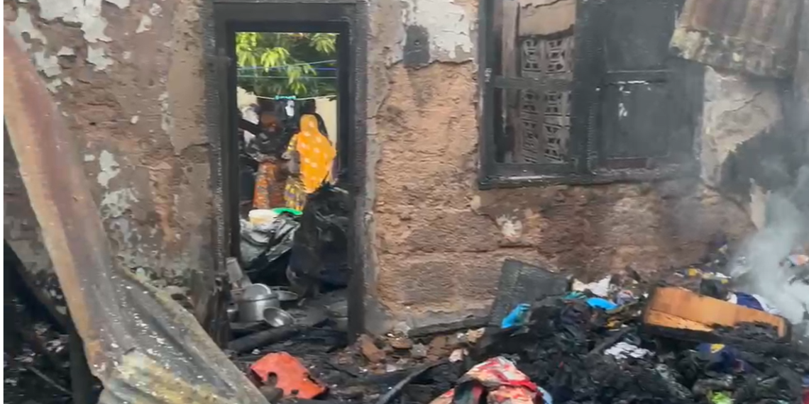 Fire guts late Murtala Mohammed’s family home in Tamale