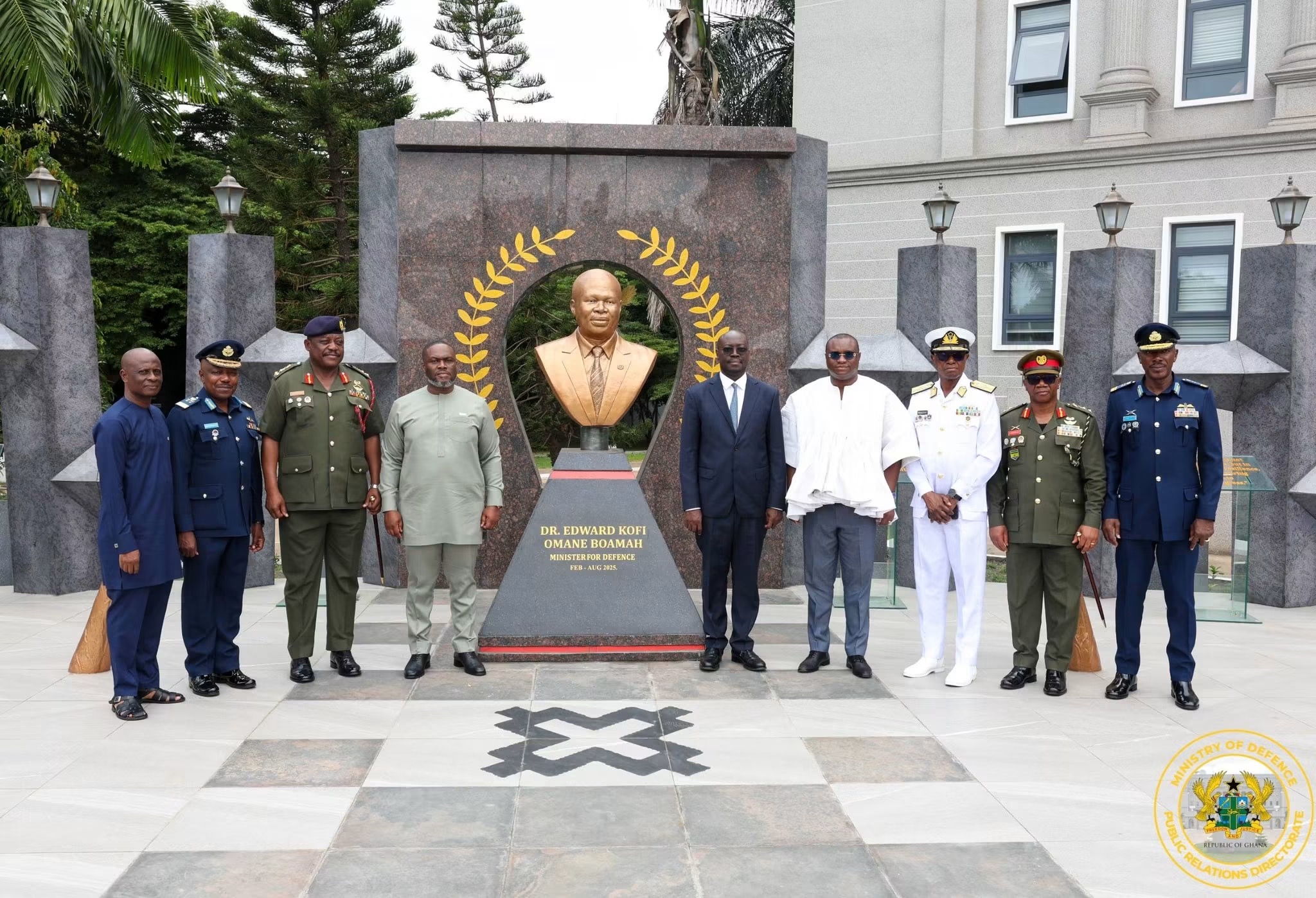 Brogya Genfi welcomes Kenneth Gilbert Adjei to the Defence Ministry