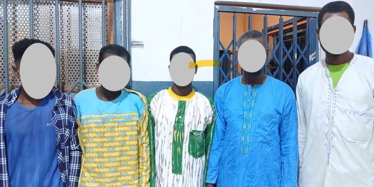 Upper West: Police nab five suspected armed robbers; two others on the run Upper West: Police nab five suspected armed robbers; two others on the run
